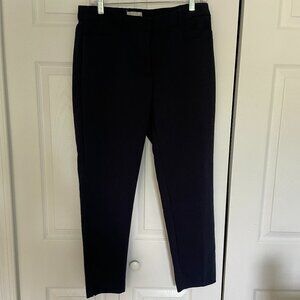 Dana Buchman navy blue ankle length pants, size 8